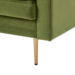 Pelham Moss Green Velvet Fabric Sofa -Daals Shop 0093