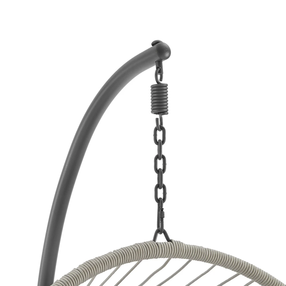 Harrington Rattan + Rope Indoor Outdoor SINGLE Hanging Chair 8 Harrington Rattan + Rope Indoor Outdoor SINGLE Hanging Chair - Image 6