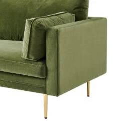 Pelham Moss Green Velvet Fabric Sofa -Daals Shop 1111111113752