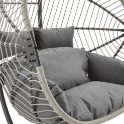 Harrington Rattan + Rope Indoor Outdoor DOUBLE Hanging Chair -Daals Shop 18