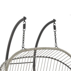Harrington Rattan + Rope Indoor Outdoor DOUBLE Hanging Chair -Daals Shop 20