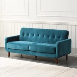 Clarence Sofa Range In Teal Blue Velvet -Daals Shop 4c0b39ab 8c9c 4a2f 9e21 0cb286f99711