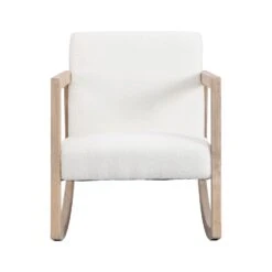 Fyne Ecru Boucle Rocking Armchair -Daals Shop ACH 38 ECRUBOUCLE WB2