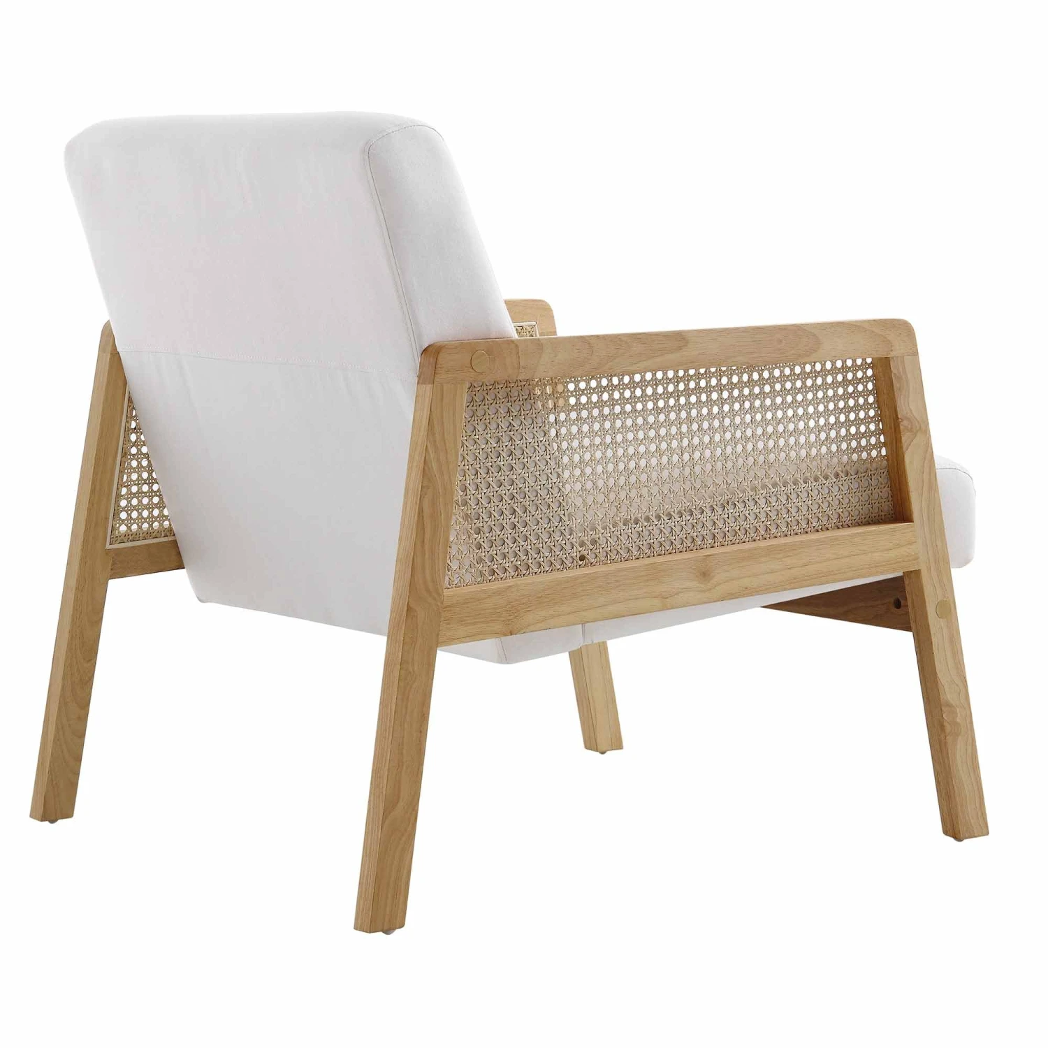 Fyne Beige Fabric Natural Frame Rattan Armchair 9 Fyne Beige Fabric Natural Frame Rattan Armchair - Image 7