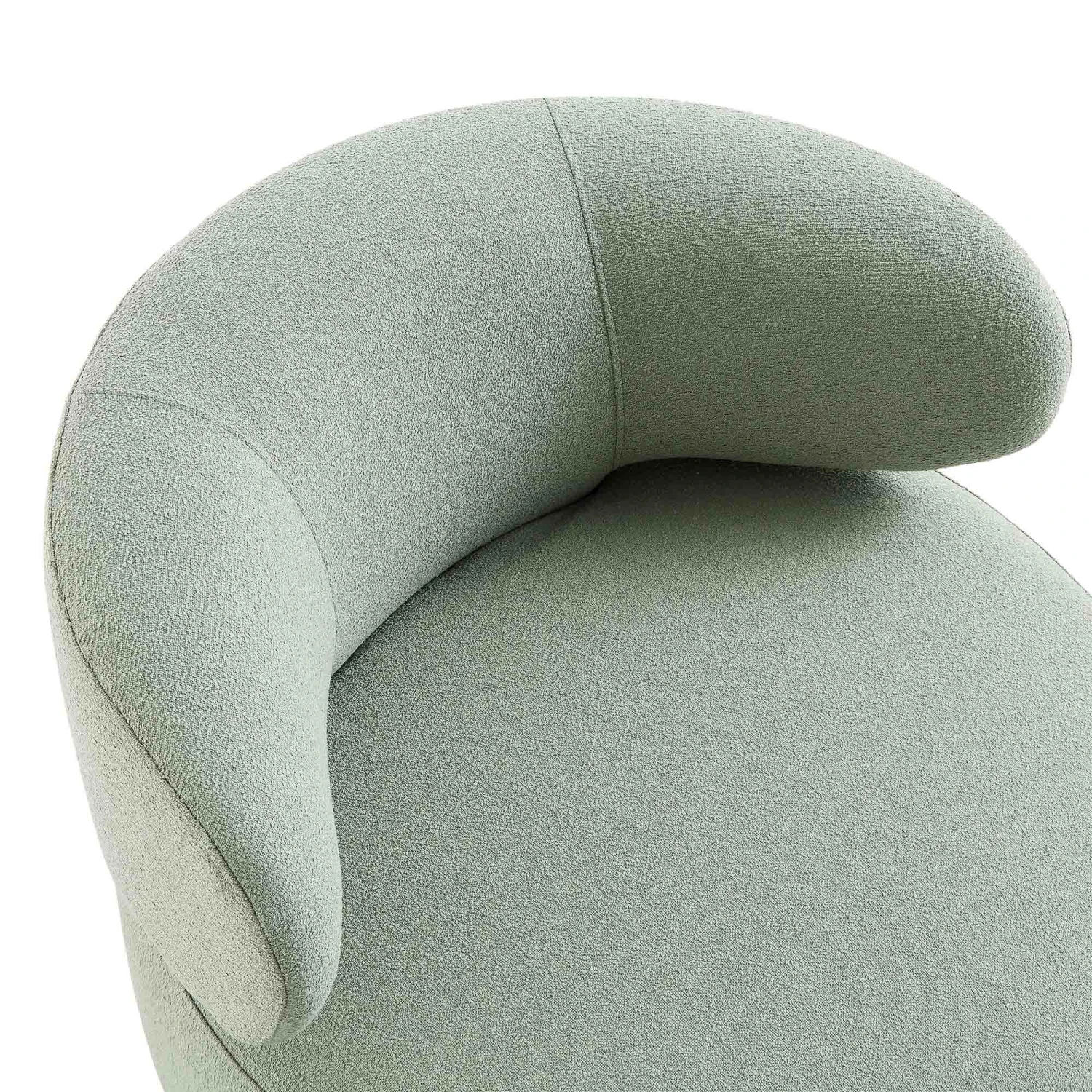 Penn Sage Green Boucle Wing Back Accent Chair 13 Penn Sage Green Boucle Wing Back Accent Chair - Image 11