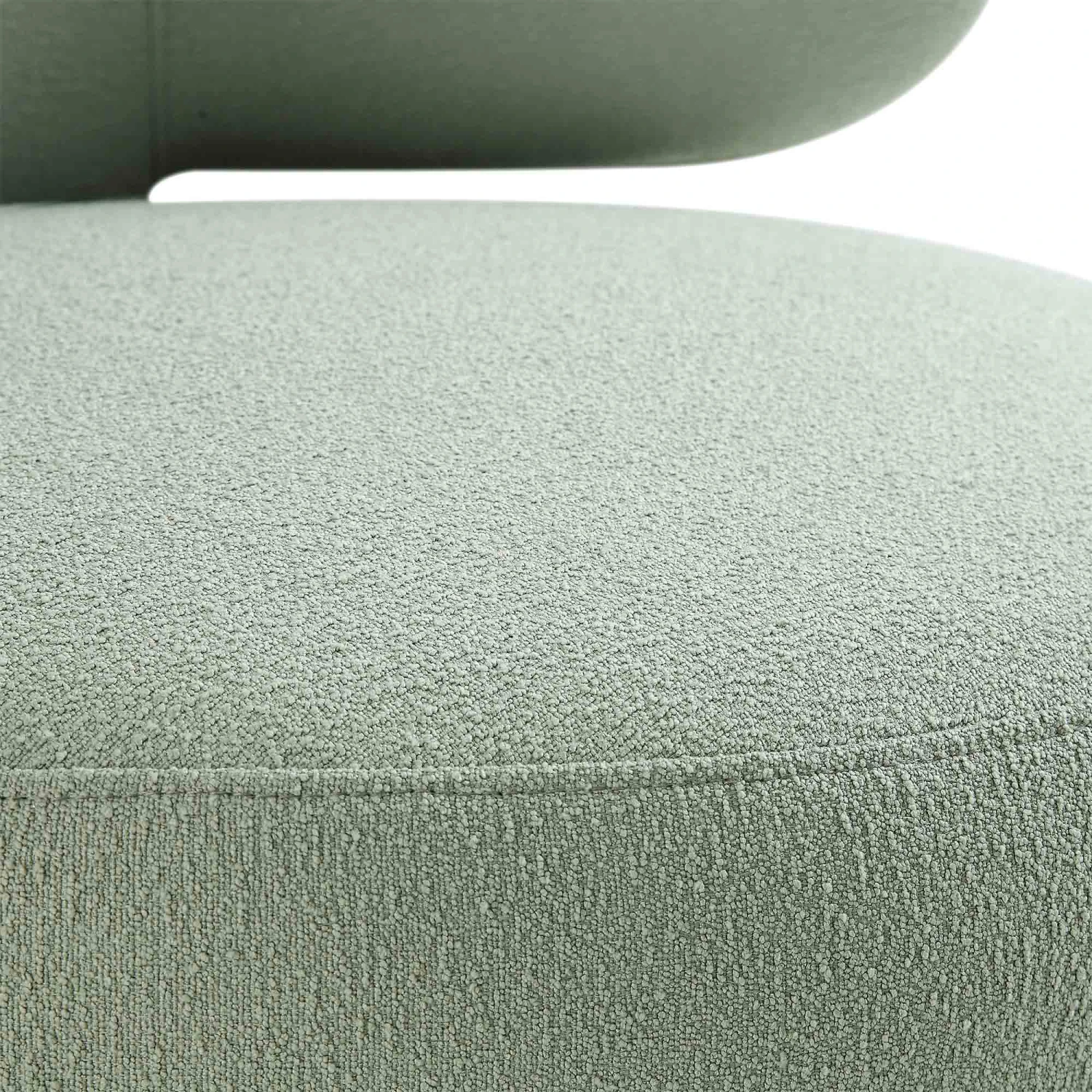 Penn Sage Green Boucle Wing Back Accent Chair 14 Penn Sage Green Boucle Wing Back Accent Chair - Image 12