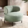 Penn Sage Green Boucle Wing Back Accent Chair -Daals Shop ACH 750 GREEN BOUCLE main