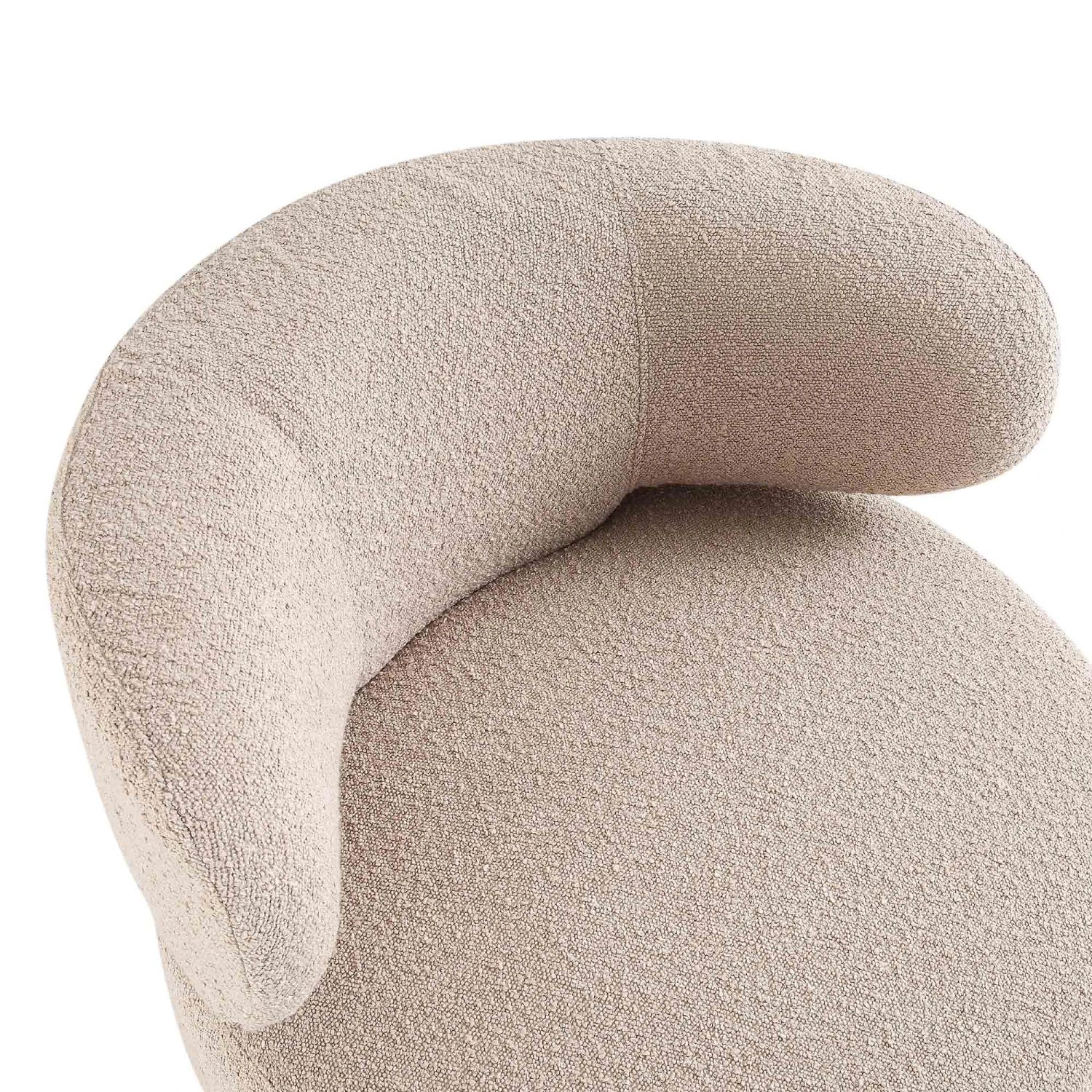 Penn Taupe Boucle Wing Back Accent Chair 13 Penn Taupe Boucle Wing Back Accent Chair - Image 11