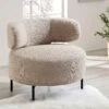 Penn Taupe Boucle Wing Back Accent Chair 1 Penn Taupe Boucle Wing Back Accent Chair -Daals Shop ACH 750 TAUPE BOUCLE main