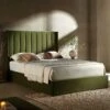 Wilton Moss Green Velvet Ottoman Storage Bed -Daals Shop AH 017 MOSS VEL main