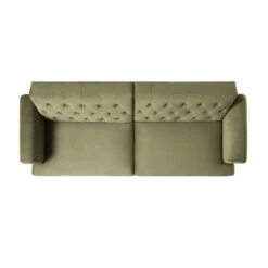 Hanney 3-Seater Chesterfield Sofabed In Moss Green Velvet 28 Hanney 3-Seater Chesterfield Sofabed In Moss Green Velvet -Daals Shop AYSF 011 MOSSGREEN VEL WB6
