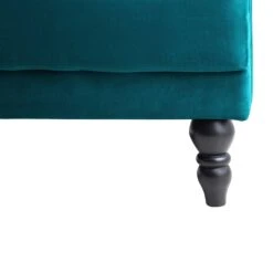 Hanney 3-Seater Chesterfield Sofabed In Teal Velvet -Daals Shop AYSF 011 TEAL VEL detail4