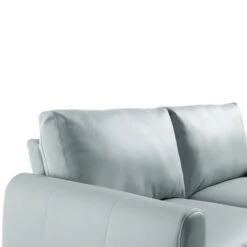 Noak 2-Seater Grey Faux Leather Sofa With Chrome Legs -Daals Shop AYSF 014 GREY PU detail1