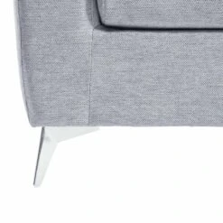 Noak 3-Seater Grey Woven Fabric Sofa With Chrome Legs -Daals Shop AYSF 014 GREY WOVEN detail3 dcf4fd82 9400 44dd 8f45 cedb5b8dbf05
