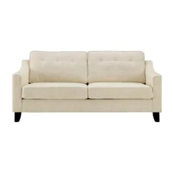 Harper 3-Seater Slope Arm Beige Woven Fabric Sofa -Daals Shop AYSF 015 BEIGE WOVEN 3ST WB1 9f80e128 9d5c 4773 9e29 8ed4ae57b375