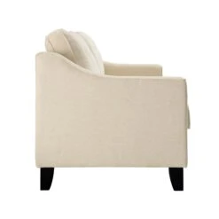 Harper 3-Seater Slope Arm Beige Woven Fabric Sofa -Daals Shop AYSF 015 BEIGE WOVEN 3ST WB5 1b3a6b85 4f5a 4c48 97a8 923f5395fae9