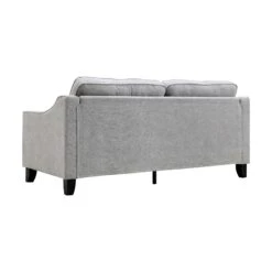 Harper 3-Seater Slope Arm Grey Woven Fabric Sofa -Daals Shop AYSF 015 GREY WOVEN 3ST WB4