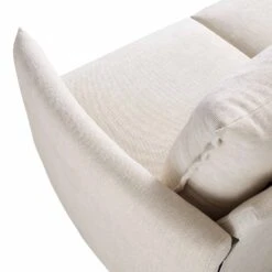 Bari Light Beige Woven Fabric Chaise Sofa 26 Bari Light Beige Woven Fabric Chaise Sofa -Daals Shop AYSF 08 BEIGEFAB LS detail2