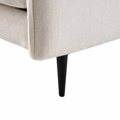 Bari Light Beige Woven Fabric Chaise Sofa 28 Bari Light Beige Woven Fabric Chaise Sofa -Daals Shop AYSF 08 BEIGEFAB LS detail4