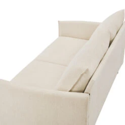 Bari Beige Woven Fabric Sofa 30 Bari Beige Woven Fabric Sofa -Daals Shop AYSF 08 BEIGEFAB detail2