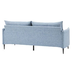 Bari Flax Blue Fabric Sofa -Daals Shop AYSF 08 BLUEFAB 3ST 3