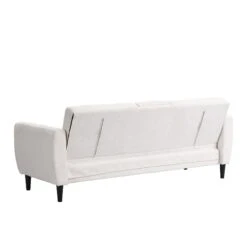 Latimer Beige Woven Fabric 3-Seater Storage Sofa Bed -Daals Shop AYSF 09 BEIGEWOVEN 3ST WB8