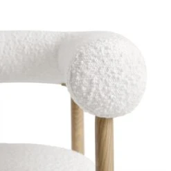 Fulbourn White Boucle Counter Stool With Natural Wood Effect Legs 24 Fulbourn White Boucle Counter Stool With Natural Wood Effect Legs -Daals Shop BCH 2171 WHITE BOUCLE NAT detail3