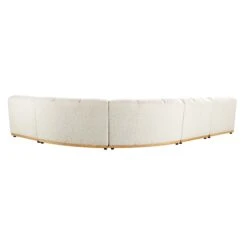 Granvia Ecru Boucle Modular Sofa, 5-Seater Grand L-Shaped Sofa -Daals Shop BOSF 9381 BEIGE BOU 5ST CORNER WB5