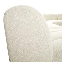 Granvia Ecru Boucle Modular Sofa, 5-Seater Grand L-Shaped Sofa -Daals Shop BOSF 9381 BEIGE BOU 5ST CORNER detail2