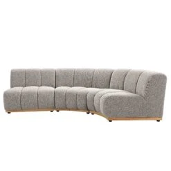 Granvia Taupe Boucle Modular Sofa, 3-Seater L-Shaped Sofa -Daals Shop BOSF 9381 TAUPE BOU 3ST LS WB3