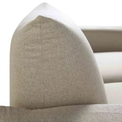 Gianni Three Seater Sofa, Beige Woven Fabric -Daals Shop BOSF 9678 BEIGE WOV 3ST detail4