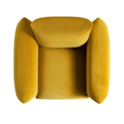 Gianni Armchair, Goldenrod Velvet -Daals Shop BOSF 9678 GOLD VEL 1ST WB4