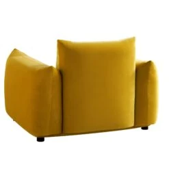 Gianni Armchair, Goldenrod Velvet -Daals Shop BOSF 9678 GOLD VEL 1ST WB6