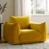 Gianni Armchair, Goldenrod Velvet 1 Gianni Armchair, Goldenrod Velvet -Daals Shop BOSF 9678 GOLD VEL 1ST main