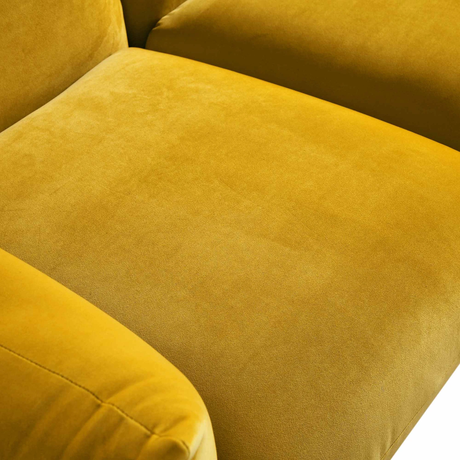 Gianni Two Seater Sofa, Goldenrod Velvet 15 Gianni Two Seater Sofa, Goldenrod Velvet - Image 13
