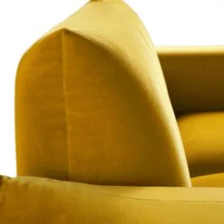 Gianni Two Seater Sofa, Goldenrod Velvet 30 Gianni Two Seater Sofa, Goldenrod Velvet -Daals Shop BOSF 9678 GOLD VEL 2ST detail3