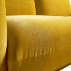 Gianni Three Seater Sofa, Goldenrod Velvet 27 Gianni Three Seater Sofa, Goldenrod Velvet -Daals Shop BOSF 9678 GOLD VEL 3ST detail3