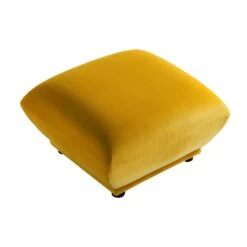 Gianni Pouffe, Goldenrod Velvet 18 Gianni Pouffe, Goldenrod Velvet -Daals Shop BOSF 9678 GOLD VEL STOOL WB2