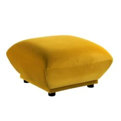 Gianni Pouffe, Goldenrod Velvet 20 Gianni Pouffe, Goldenrod Velvet -Daals Shop BOSF 9678 GOLD VEL STOOL WB3