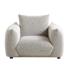 Gianni Armchair, Mist Grey Boucle -Daals Shop BOSF 9678 GREY BOU 1ST WB1