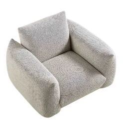 Gianni Armchair, Mist Grey Boucle -Daals Shop BOSF 9678 GREY BOU 1ST WB3