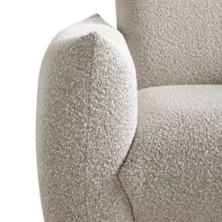 Gianni Armchair, Mist Grey Boucle -Daals Shop BOSF 9678 GREY BOU 1ST detail1