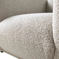 Gianni Armchair, Mist Grey Boucle -Daals Shop BOSF 9678 GREY BOU 1ST detail2