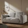 Gianni Two Seater Sofa, Mist Grey Boucle -Daals Shop BOSF 9678 GREY BOU 2ST main