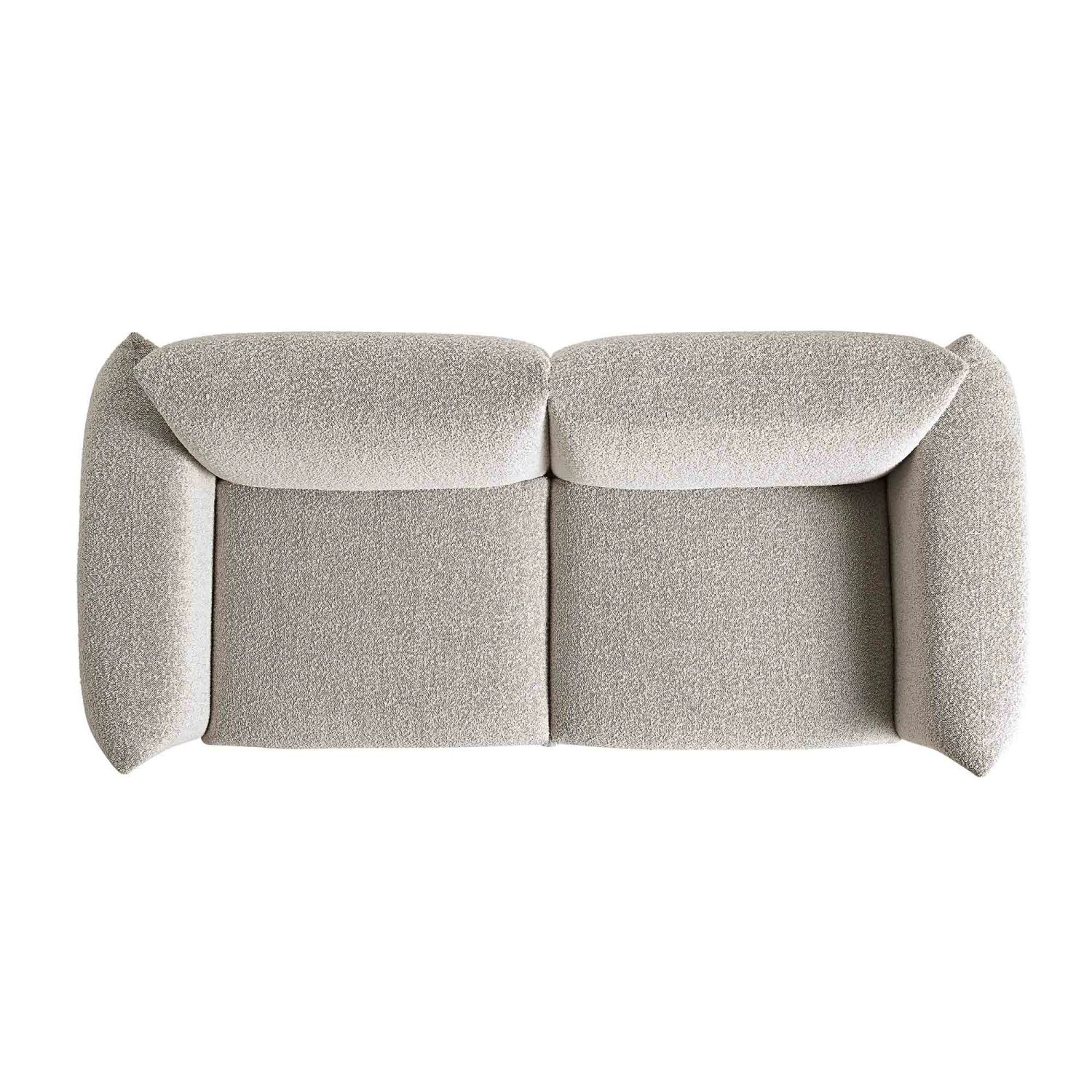 Gianni Three Seater Sofa, Mist Grey Boucle 10 Gianni Three Seater Sofa, Mist Grey Boucle - Image 8