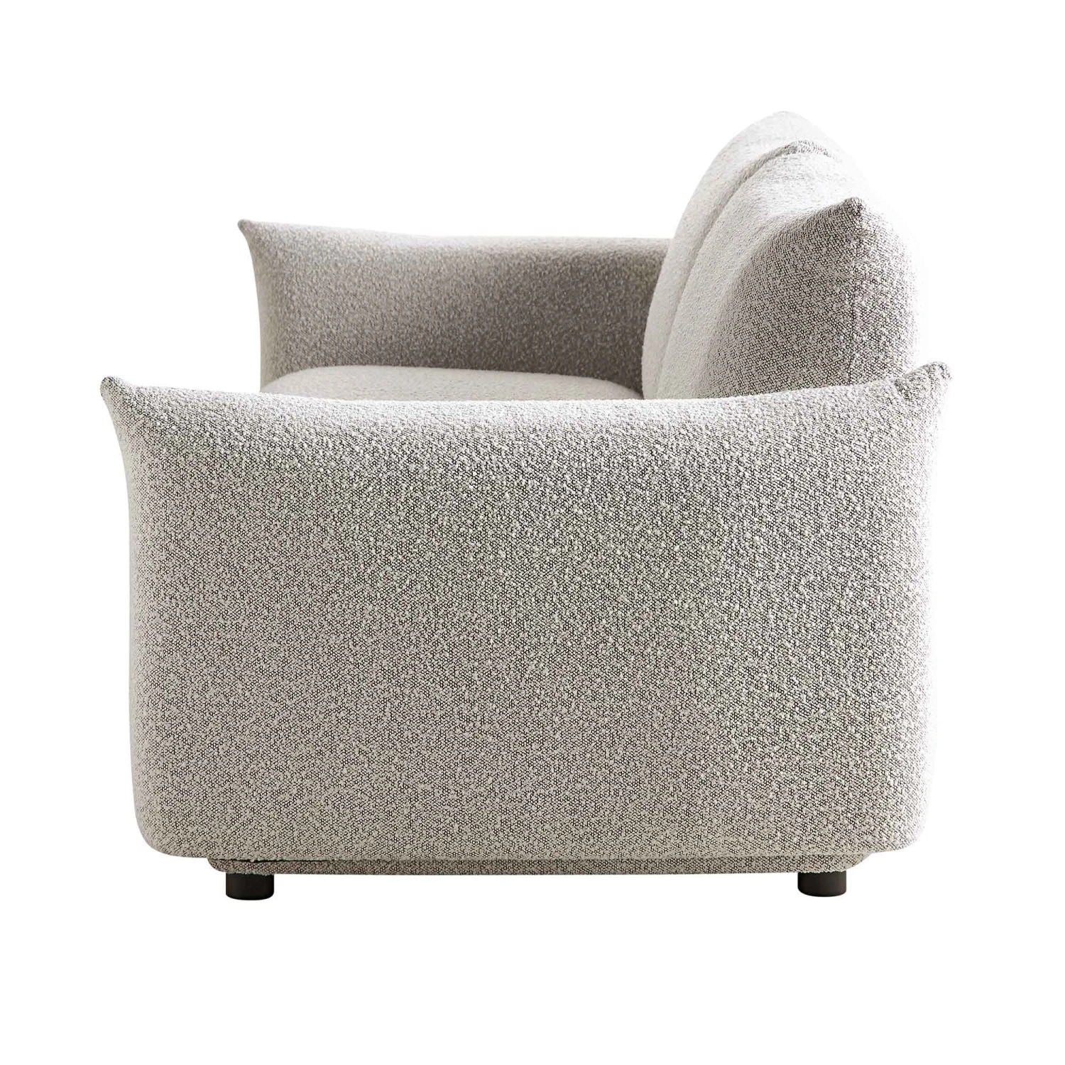 Gianni Three Seater Sofa, Mist Grey Boucle 12 Gianni Three Seater Sofa, Mist Grey Boucle - Image 10