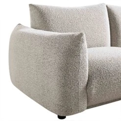 Gianni Three Seater Sofa, Mist Grey Boucle 28 Gianni Three Seater Sofa, Mist Grey Boucle -Daals Shop BOSF 9678 GREY BOU 3ST detail1