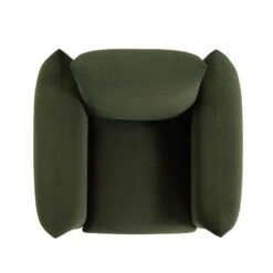 Gianni Armchair, Moss Green Velvet -Daals Shop BOSF 9678 MOSS VEL 1ST WB3