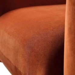 Gianni Armchair, Rust Velvet -Daals Shop BOSF 9678 RUST VEL 1ST detail3