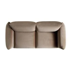 Gianni Three Seater Sofa, Mink Velvet -Daals Shop BOSF 9678 TAUPE VEL 3ST WB3